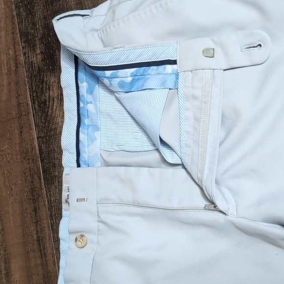 Peter Millar Durham High Drape Performance Pant Size 36x32 In Gale - Picture 7 of 9